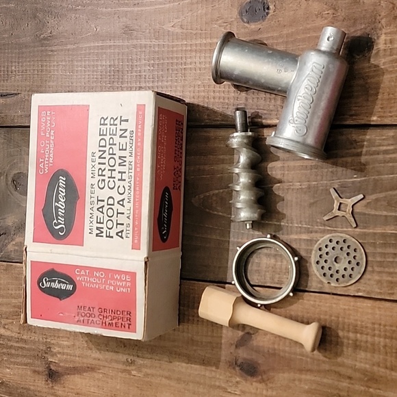 Sunbeam Kitchen Sunbeam Mixmaster Meat Grinder Food Chopper Attachment Fw6b Poshmark